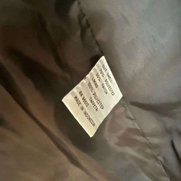 Alberto Celini Vintage Oversized Blue Pinstriped Blazer Size XL - Picture 3 of 4